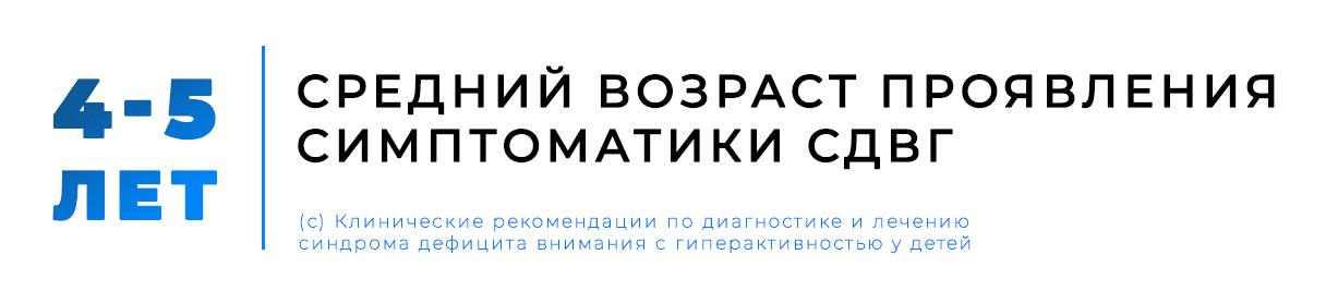 Инфографика СДВГ